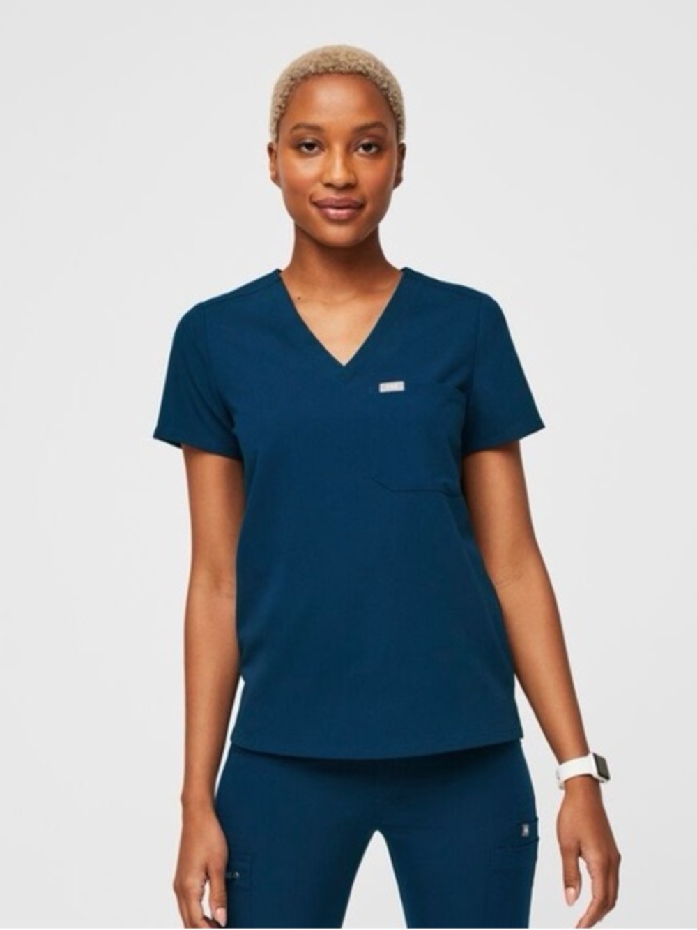 Figs Deep Reef Catarina Scrub Top